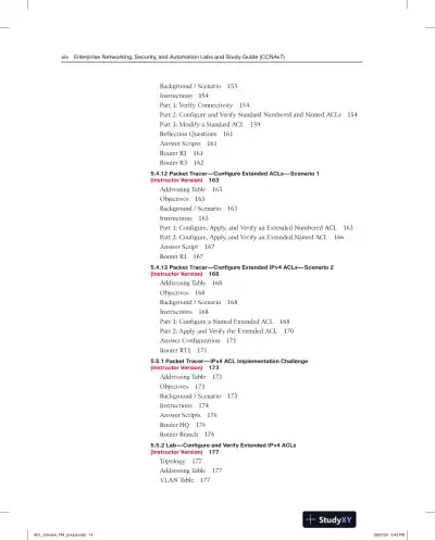 Solution Manual for Enterprise Networking, Security, and Automation Labs and Study Guide (CCNAv7) - Page 11 preview image