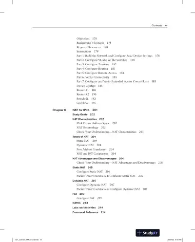 Solution Manual for Enterprise Networking, Security, and Automation Labs and Study Guide (CCNAv7) - Page 12 preview image