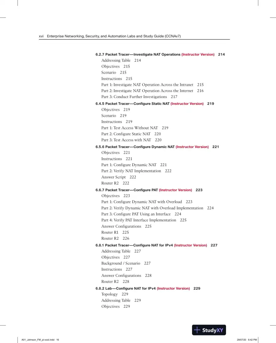 Solution Manual for Enterprise Networking, Security, and Automation Labs and Study Guide (CCNAv7), page 13