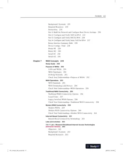 Solution Manual for Enterprise Networking, Security, and Automation Labs and Study Guide (CCNAv7) - Page 14 preview image