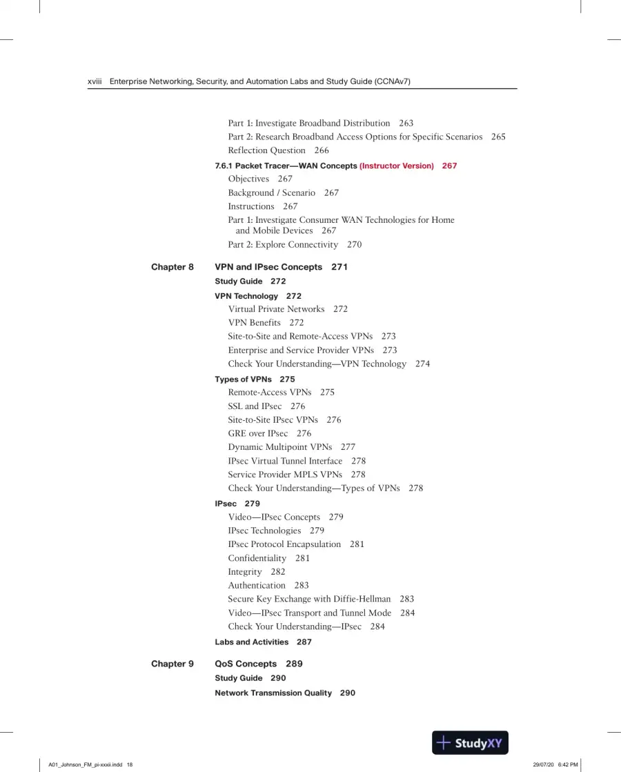 Solution Manual for Enterprise Networking, Security, and Automation Labs and Study Guide (CCNAv7), page 15