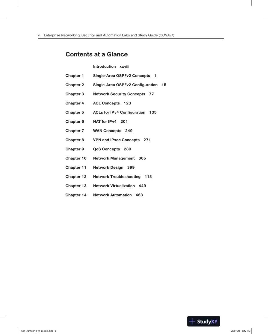 Solution Manual for Enterprise Networking, Security, and Automation Labs and Study Guide (CCNAv7), page 3
