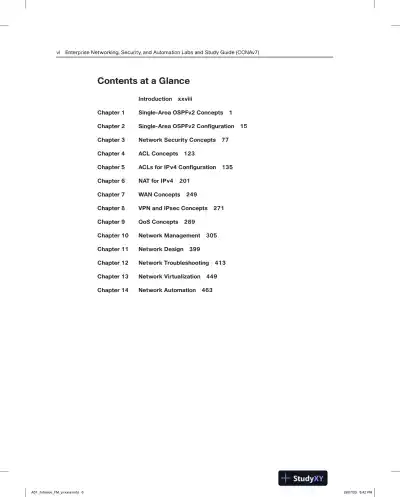 Solution Manual for Enterprise Networking, Security, and Automation Labs and Study Guide (CCNAv7) - Page 3 preview image