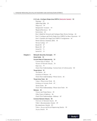 Solution Manual for Enterprise Networking, Security, and Automation Labs and Study Guide (CCNAv7) - Page 7 preview image