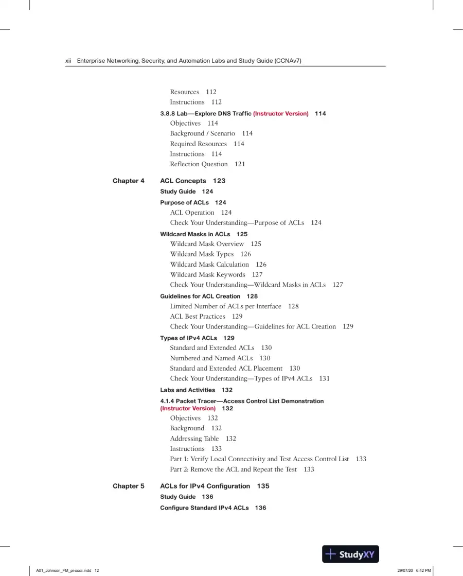 Solution Manual for Enterprise Networking, Security, and Automation Labs and Study Guide (CCNAv7), page 9
