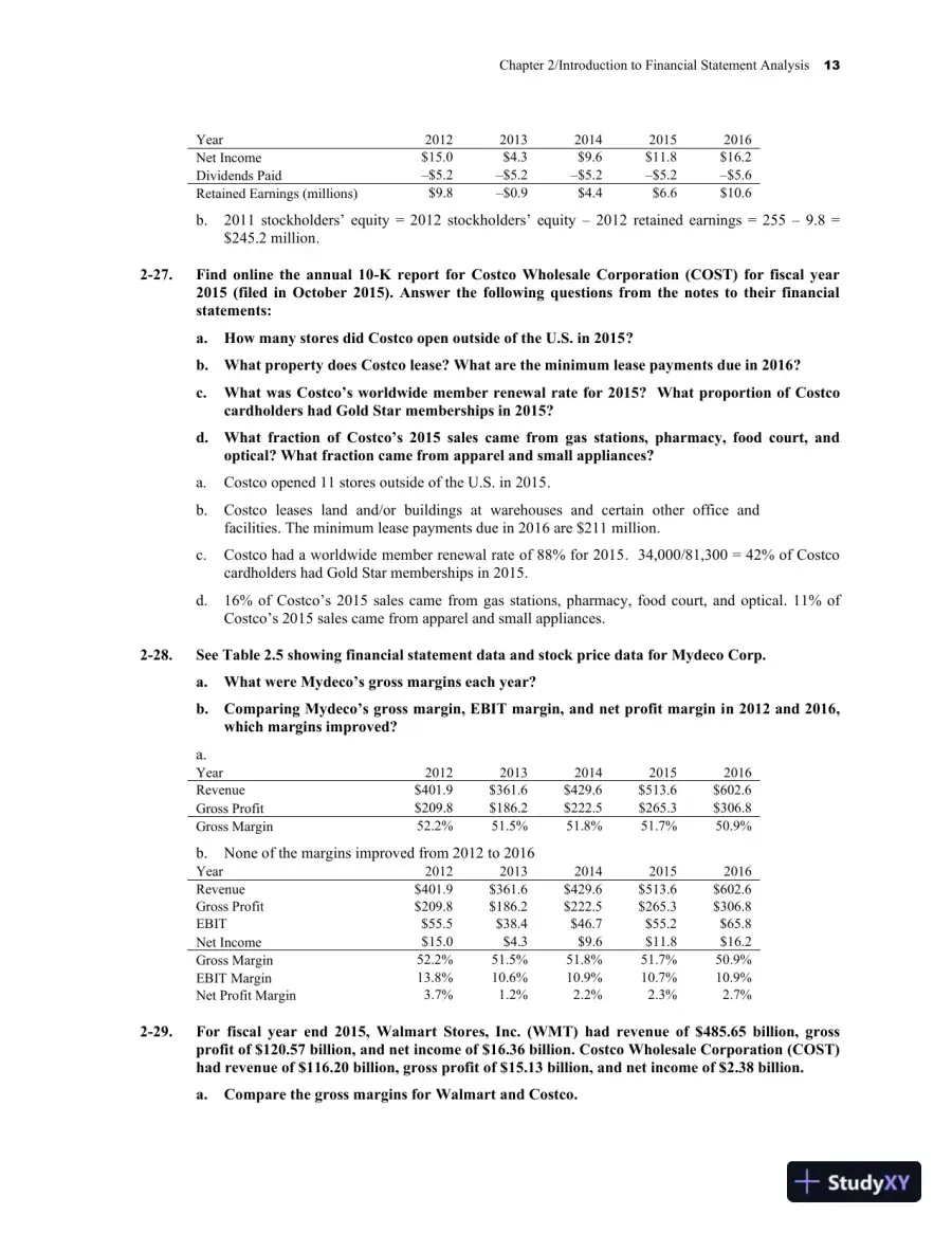 Corporate Finance, Global Second Edition Solution Manual, page 16