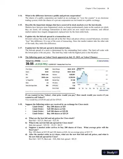 Corporate Finance, Global Second Edition Solution Manual - Page 6 preview image
