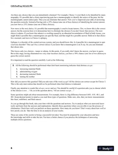 CliffsTestPrep NCLEX-RN (2011) - Page 13 preview image
