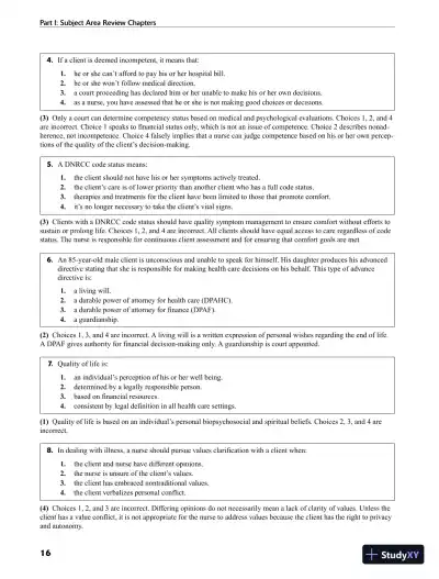 CliffsTestPrep NCLEX-RN (2011) - Page 23 preview image