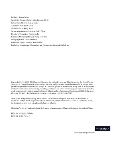 Solution Manual for Physics: for Scientists and Engineers with Modern Physics, 3rd Edition - Page 3 preview image