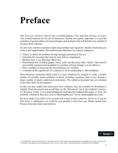 Solution Manual for Physics: for Scientists and Engineers with Modern Physics, 3rd Edition - Page 6 preview image