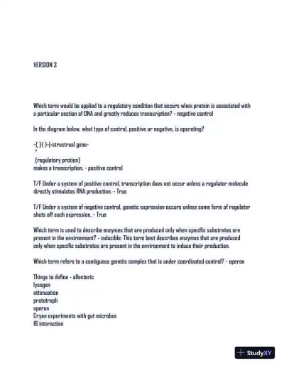 2024 BIOS252 Biology Comprehension Exam With Answers (226 Solved Questions) - Page 1 preview image