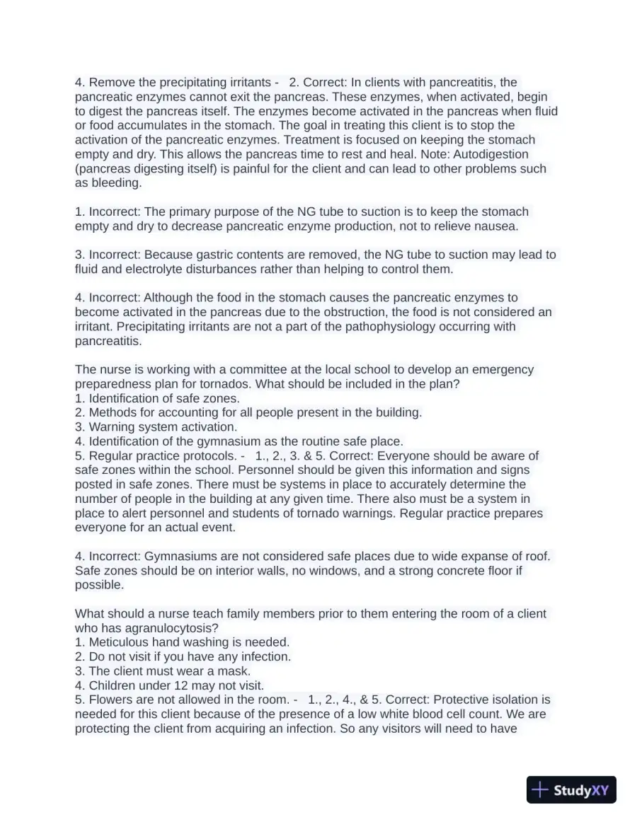 NCLEX Health Care Assessment Practice Exam With Answers (1200 Solved Questions), page 3