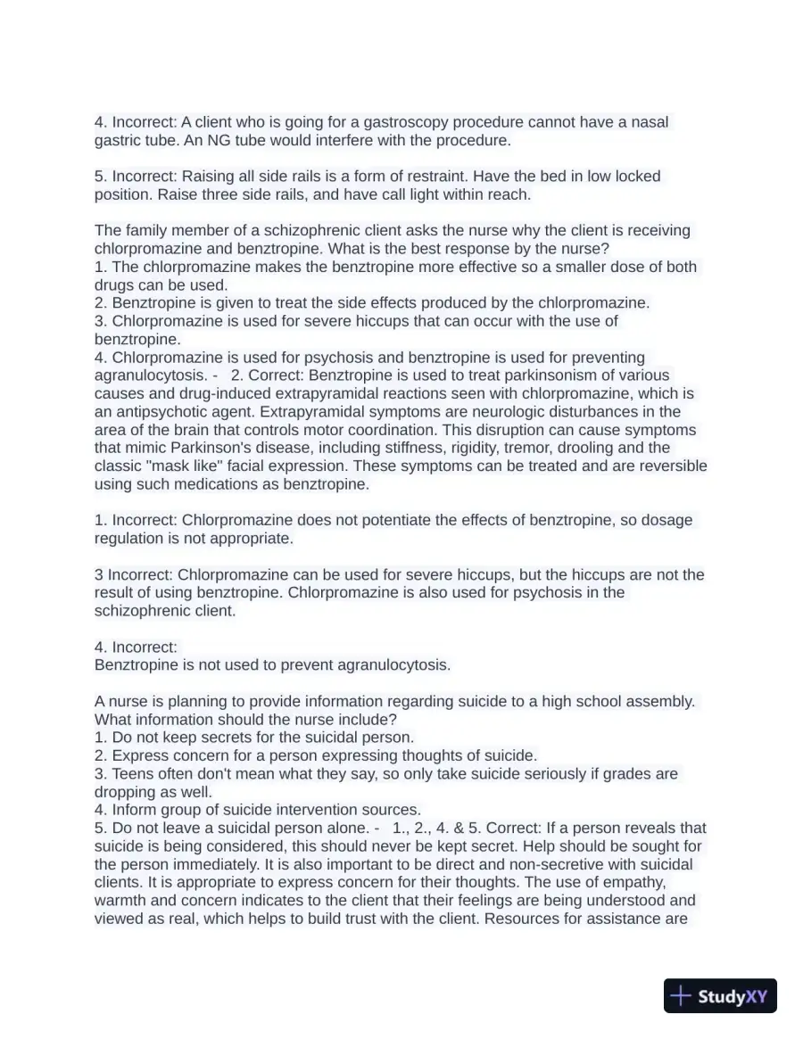 NCLEX Health Care Assessment Practice Exam With Answers (1200 Solved Questions), page 9