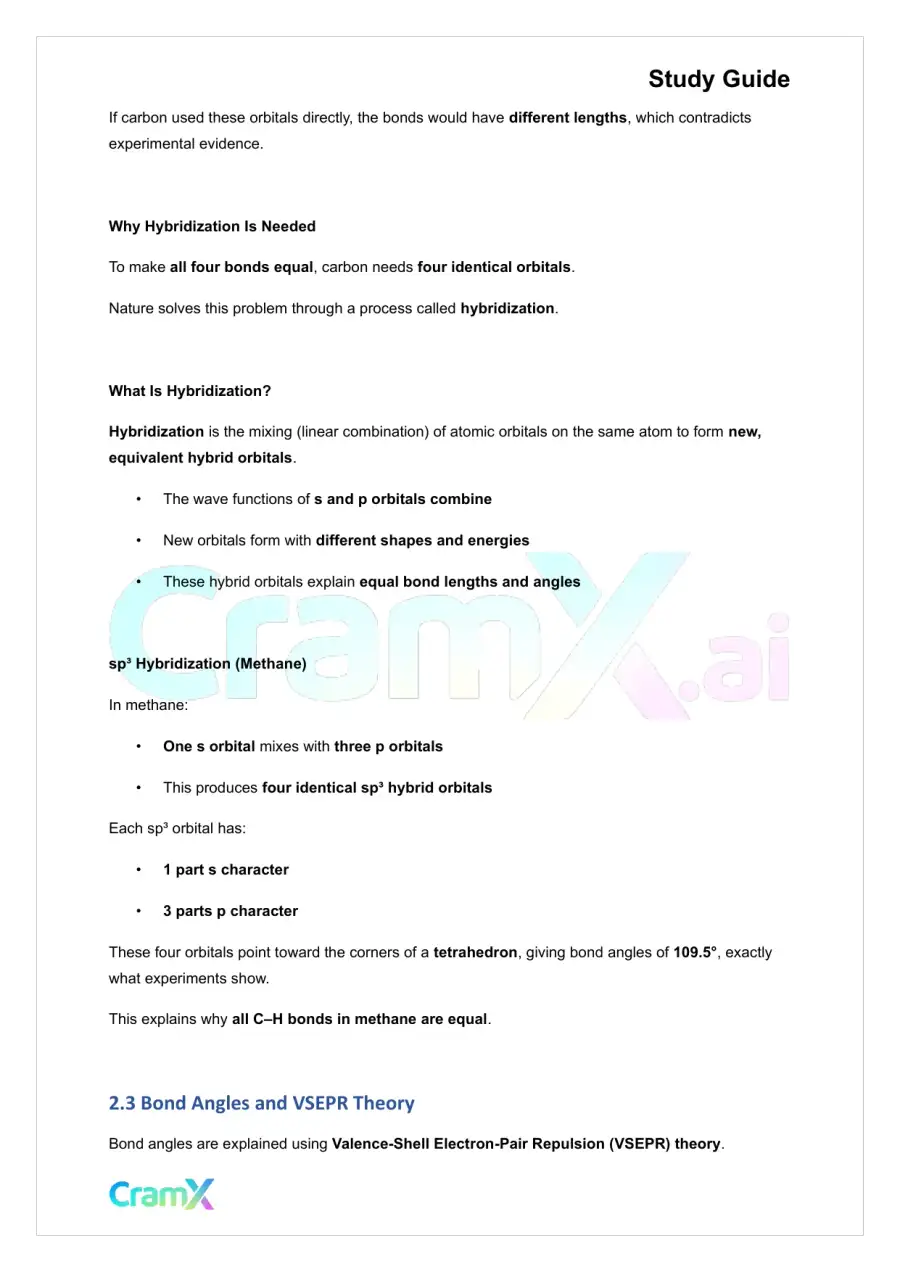 Organic Chemistry I - Structure of Organic Molecules, page 7
