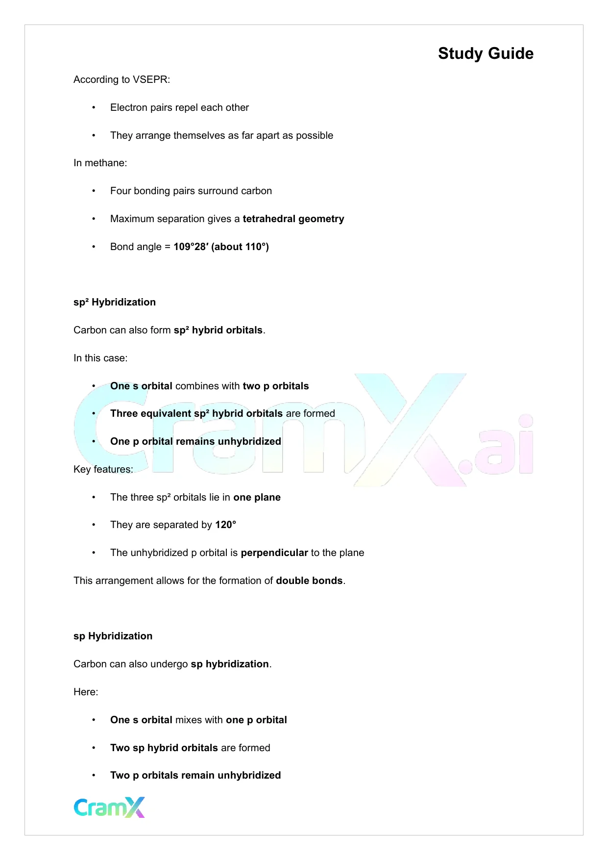 Organic Chemistry I - Structure of Organic Molecules - Page 8 preview image