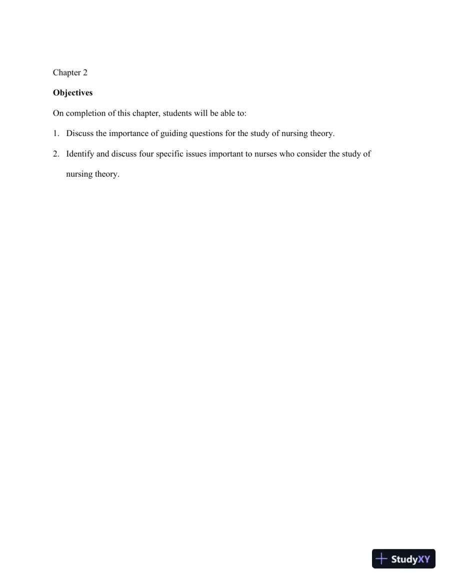 Nursing Theories and Nursing Practice 3rd Edition Test Bank, page 16