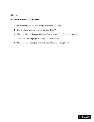 Nursing Theories and Nursing Practice 3rd Edition Test Bank - Page 7 preview image