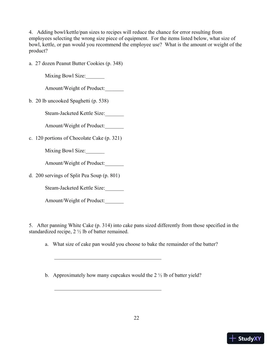 Food for Fifty, 14th Edition Test Bank, page 26