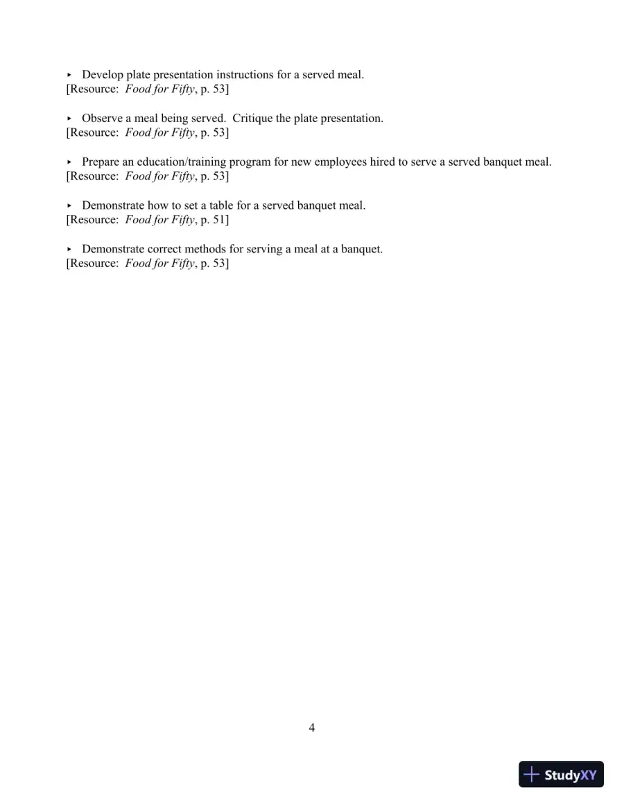 Food for Fifty, 14th Edition Test Bank, page 8