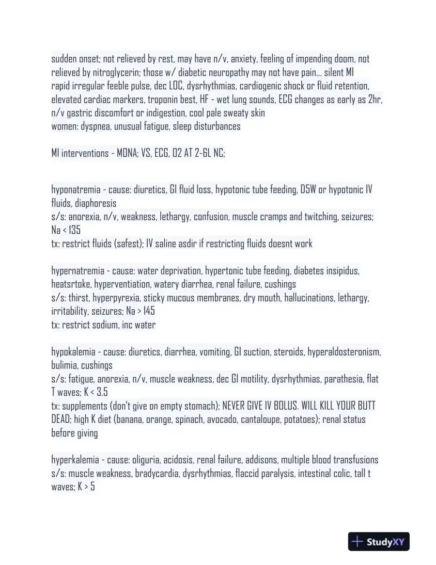 HESI Medical Surgical Nursing Practice Exam With Answers (375 Solved Questions), page 10