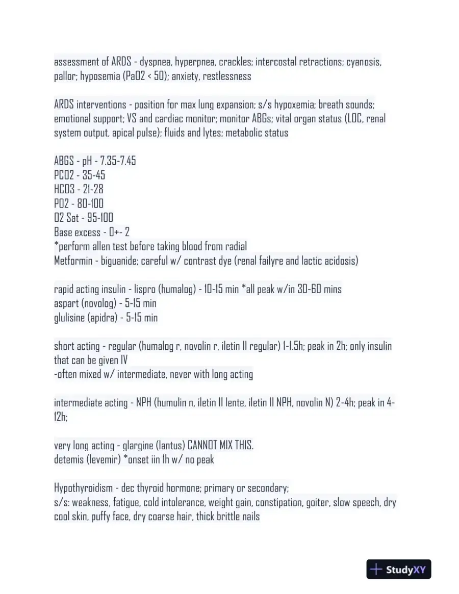 HESI Medical Surgical Nursing Practice Exam With Answers (375 Solved Questions), page 4