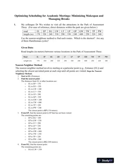 Optimizing Scheduling for Academic Meetings: Minimizing Makespan and Managing Breaks - Page 1 preview image