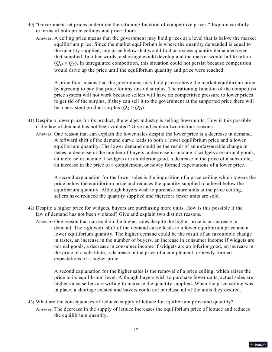Test Bank for Microeconomics, 21st Edition, page 18
