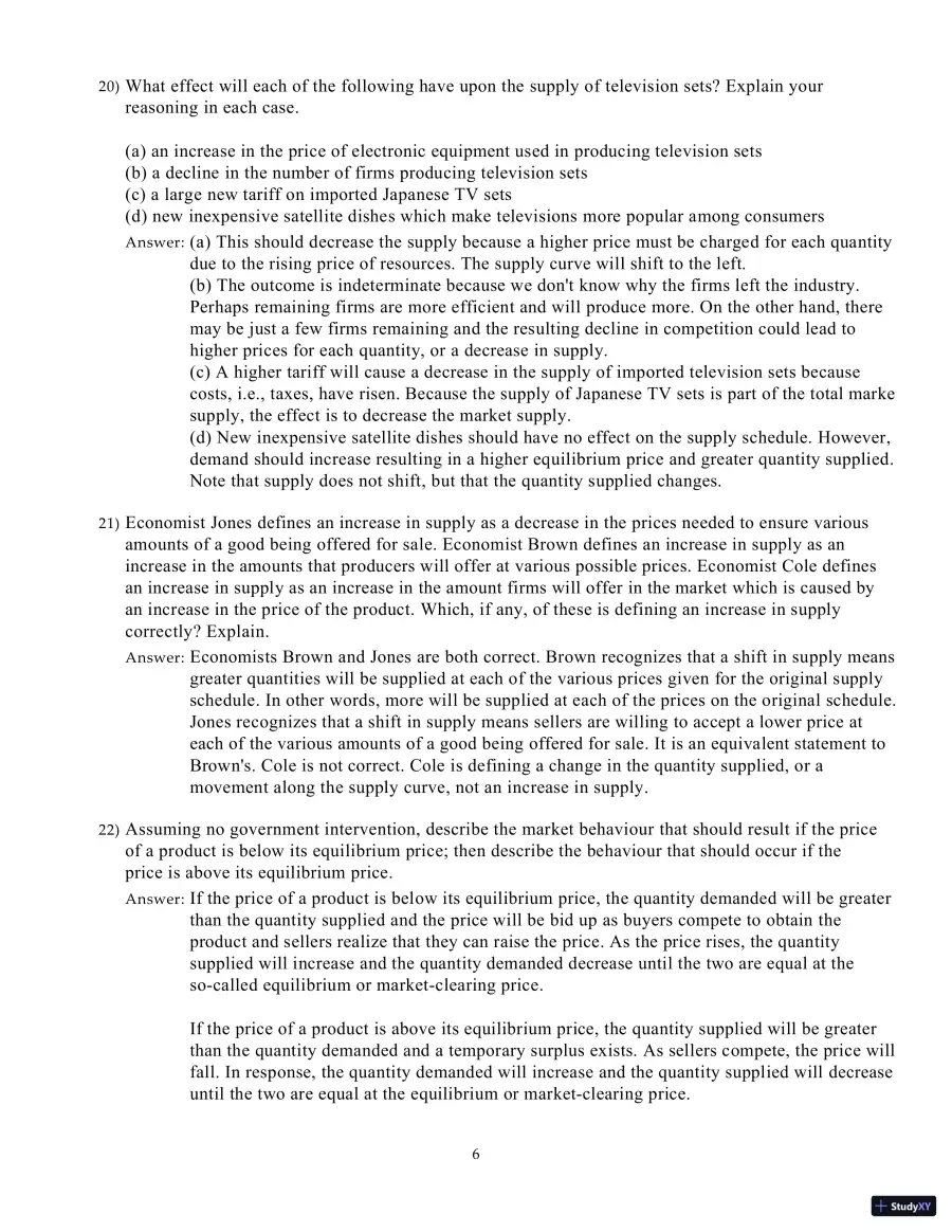 Test Bank for Microeconomics, 21st Edition, page 7