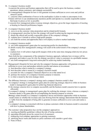 Crafting and Executing Strategy: Concepts and Readings, 19th Edition Test Bank - Page 8 preview image