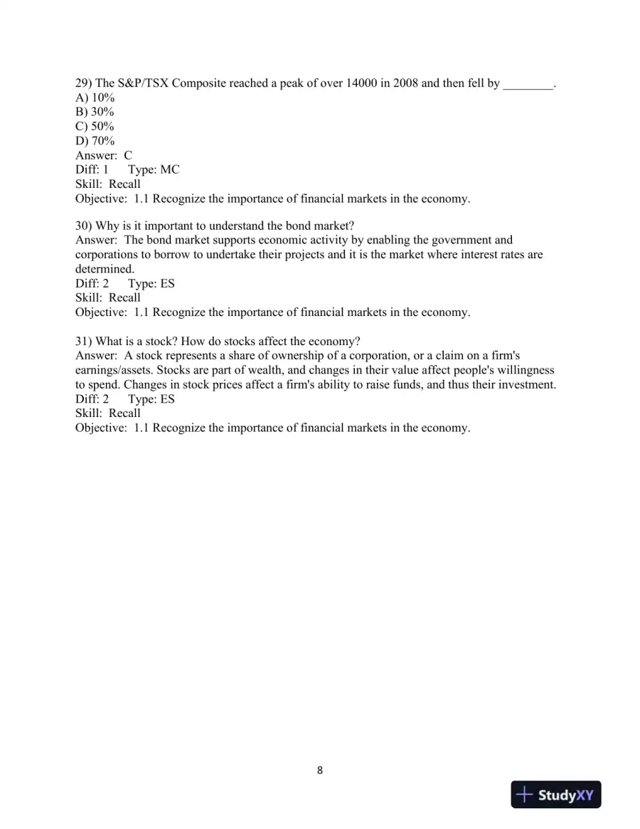 The Economics of Money, Banking and Financial Markets, Sixth Canadian Edition Test Bank, page 10
