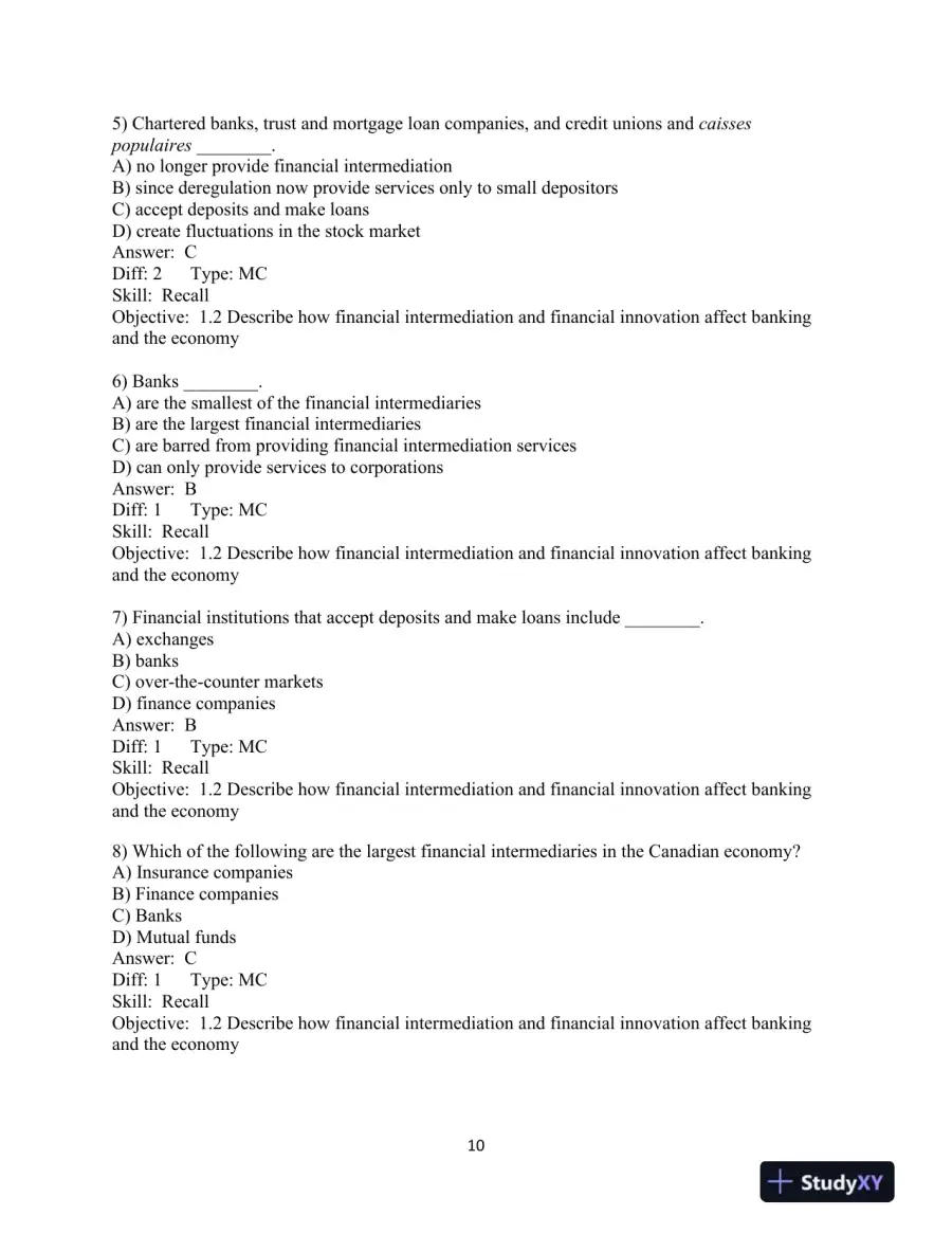 The Economics of Money, Banking and Financial Markets, Sixth Canadian Edition Test Bank, page 12