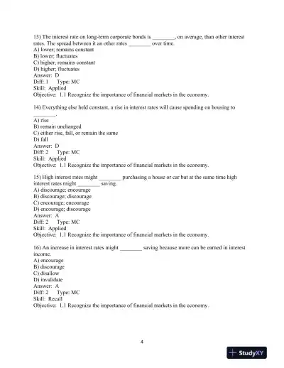 The Economics of Money, Banking and Financial Markets, Sixth Canadian Edition Test Bank - Page 6 preview image