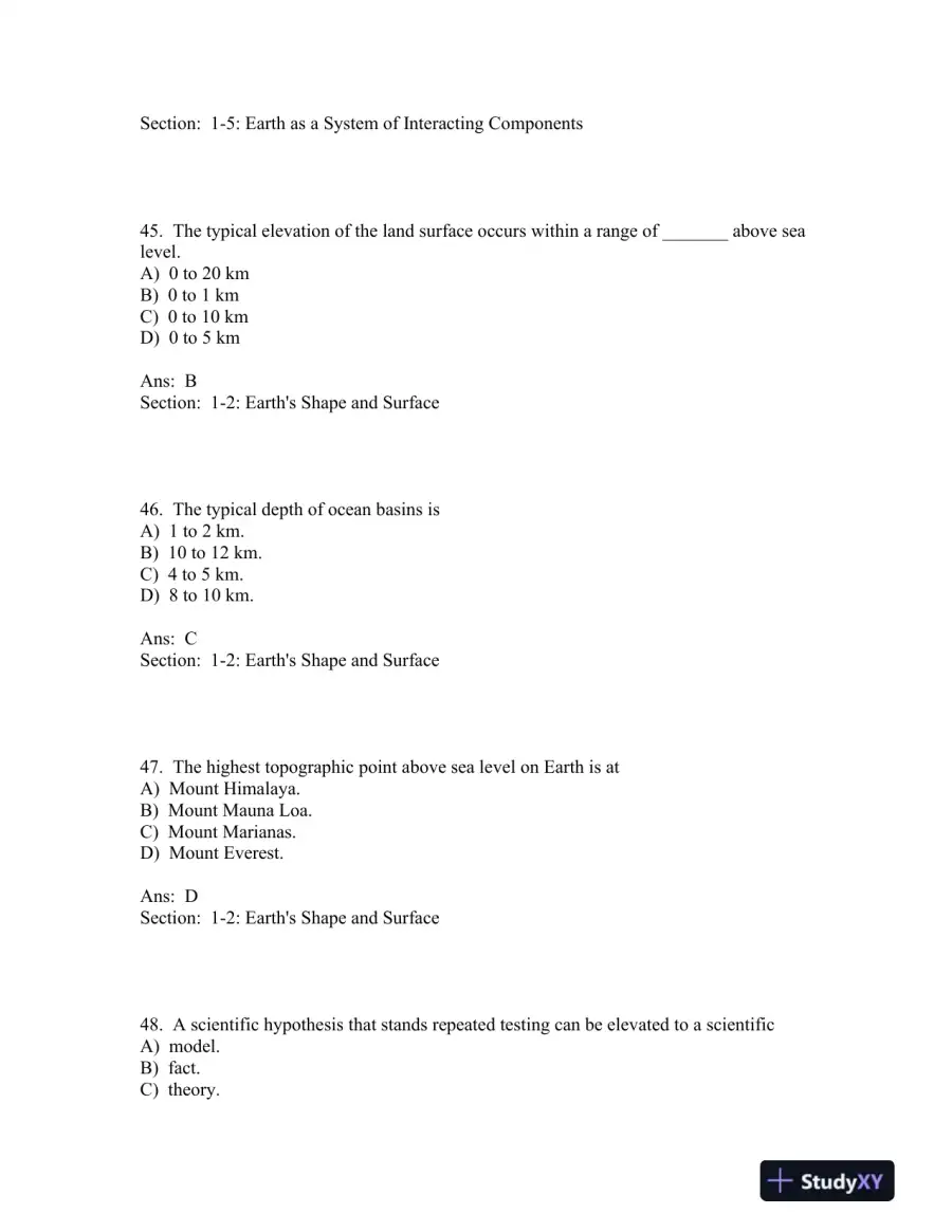 Understanding Earth Seventh Edition Test Bank, page 14