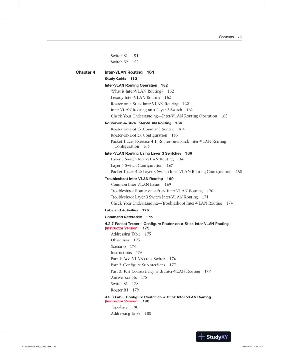 Solution Manual for CCNA 2 v7 Labs and Study Guide, page 10