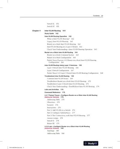 Solution Manual for CCNA 2 v7 Labs and Study Guide - Page 10 preview image