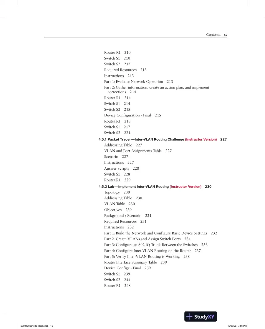 Solution Manual for CCNA 2 v7 Labs and Study Guide, page 12