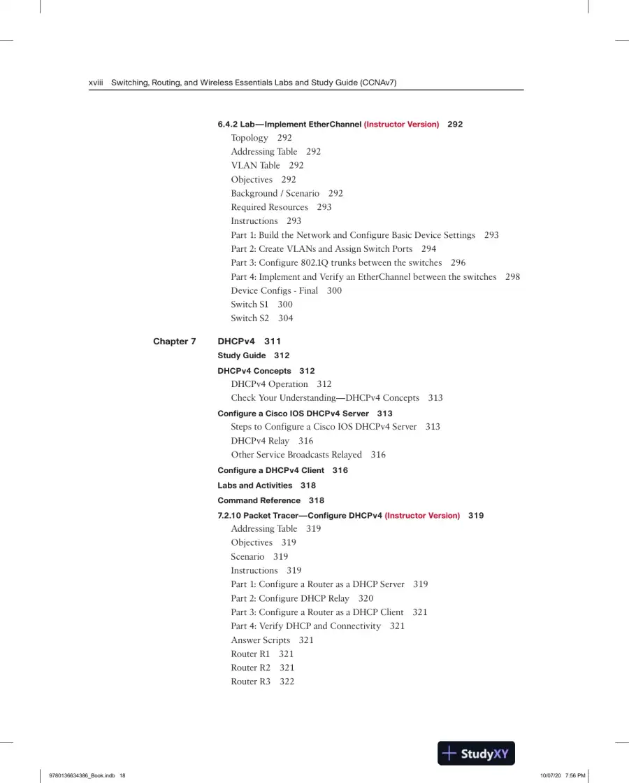 Solution Manual for CCNA 2 v7 Labs and Study Guide, page 15