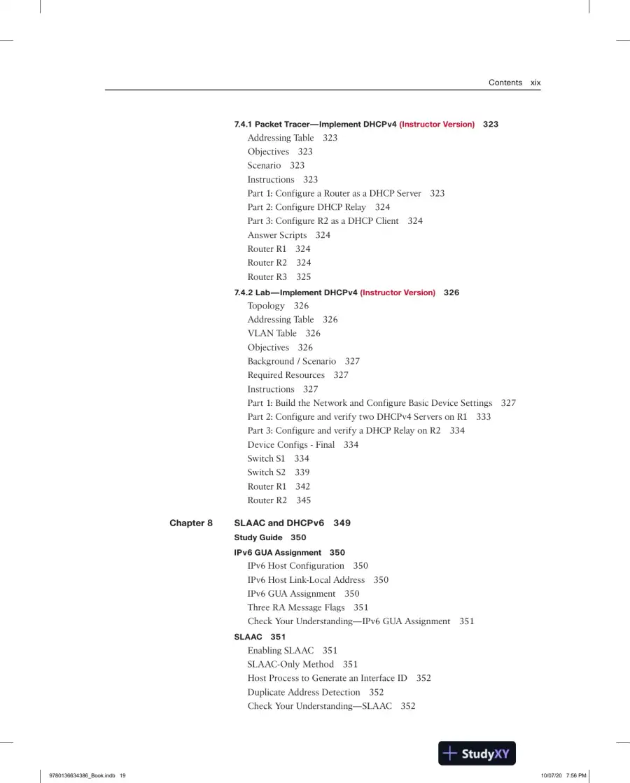 Solution Manual for CCNA 2 v7 Labs and Study Guide, page 16