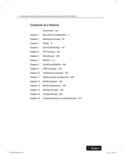 Solution Manual for CCNA 2 v7 Labs and Study Guide - Page 3 preview image