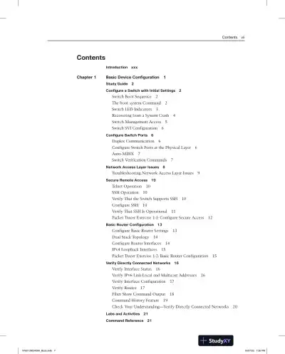 Solution Manual for CCNA 2 v7 Labs and Study Guide - Page 4 preview image