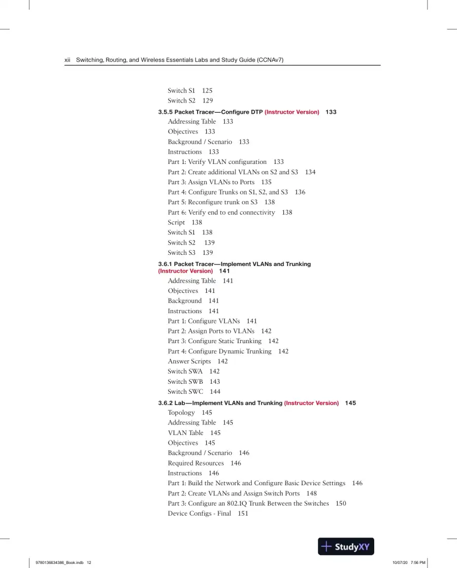 Solution Manual for CCNA 2 v7 Labs and Study Guide, page 9
