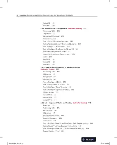 Solution Manual for CCNA 2 v7 Labs and Study Guide - Page 9 preview image