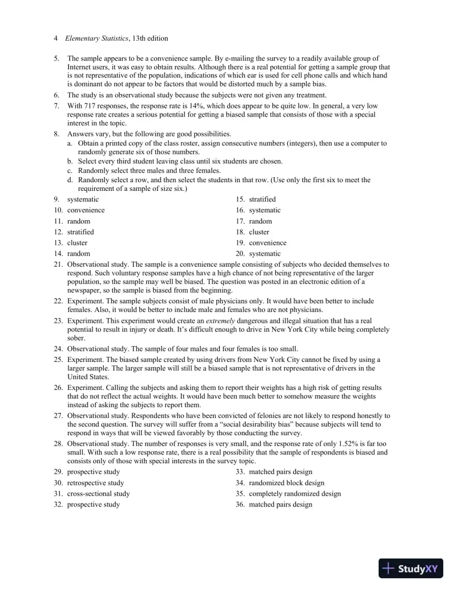 Solution Manual for Elementary Statistics, 13th Edition, page 10
