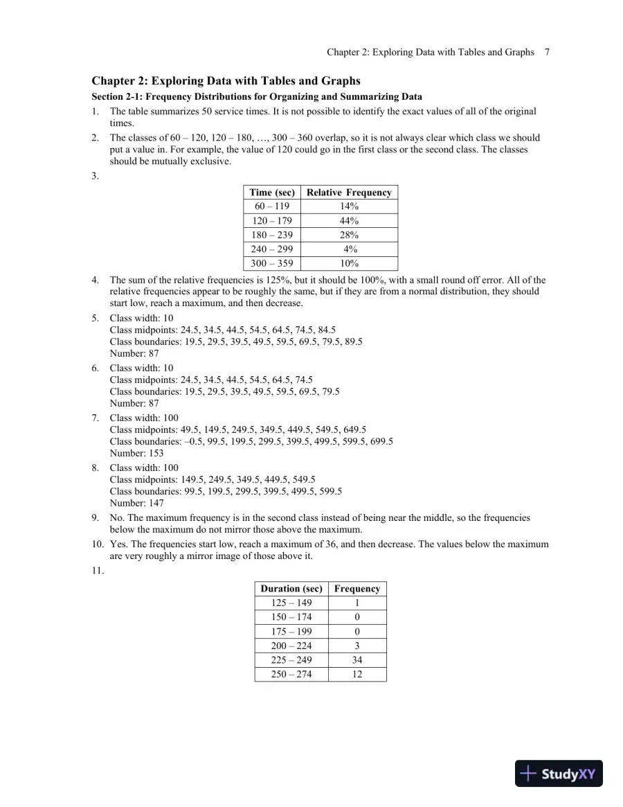Solution Manual for Elementary Statistics, 13th Edition, page 13