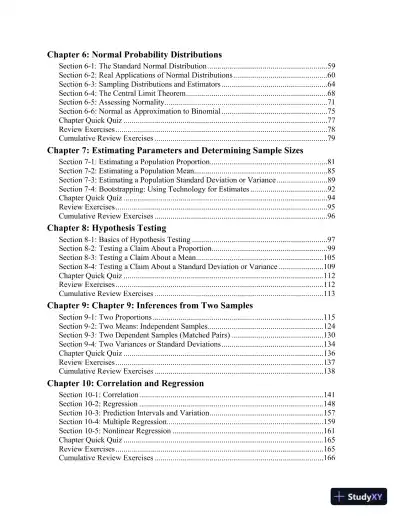 Solution Manual for Elementary Statistics, 13th Edition - Page 4 preview image