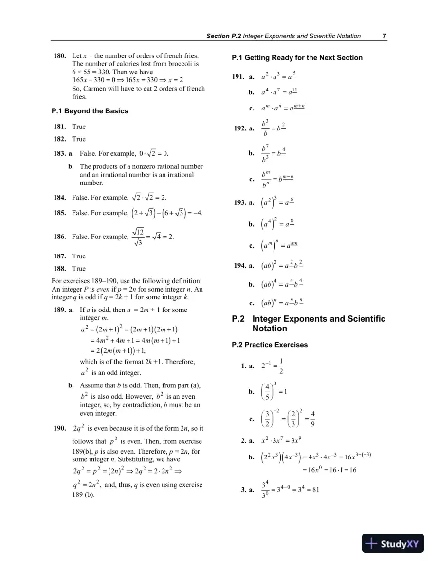 Solution Manual for College Algebra and Trigonometry, 4th Edition, page 12