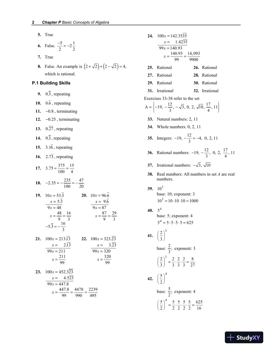 Solution Manual for College Algebra and Trigonometry, 4th Edition, page 7