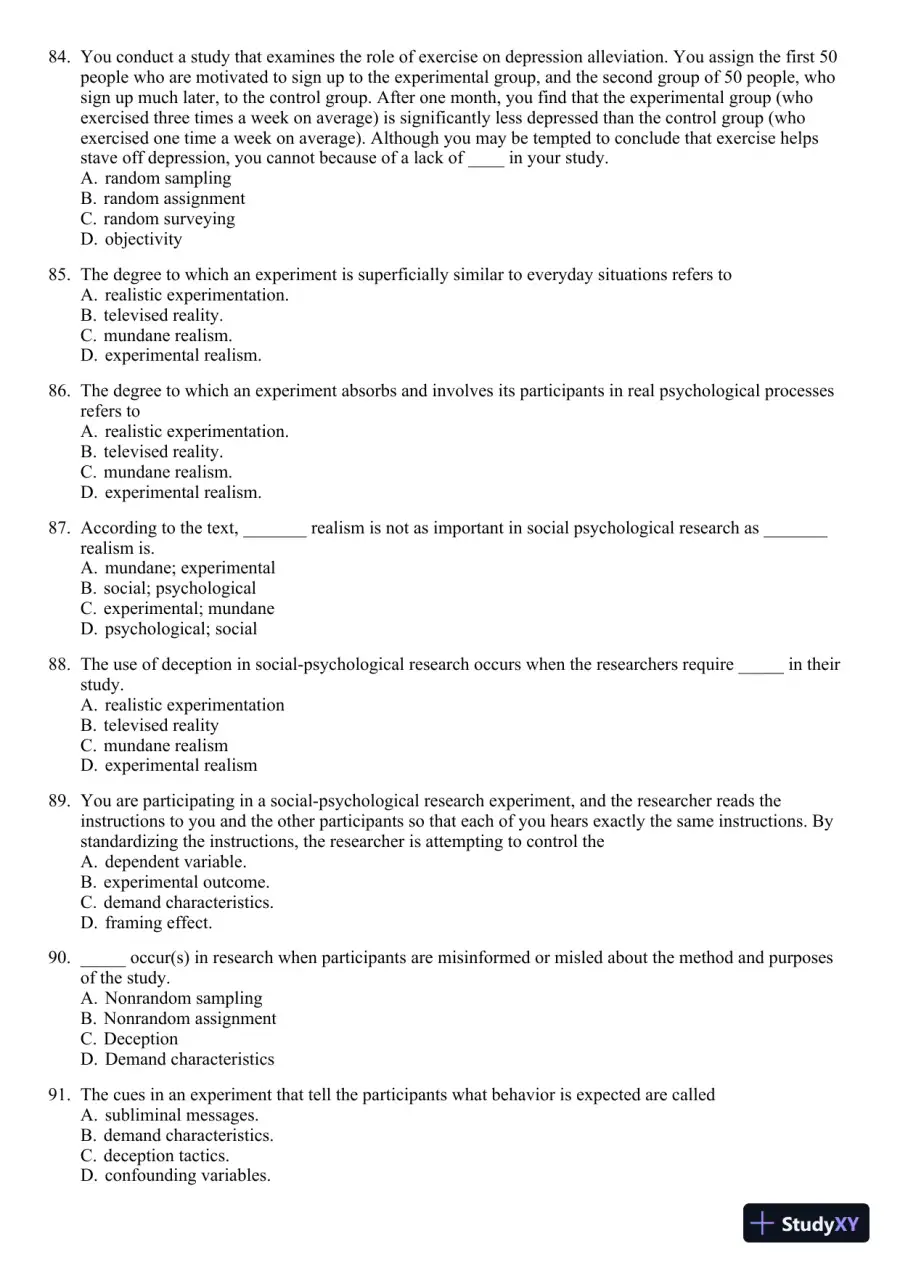 Test Bank For Social Psychology, 11th Edition, page 12