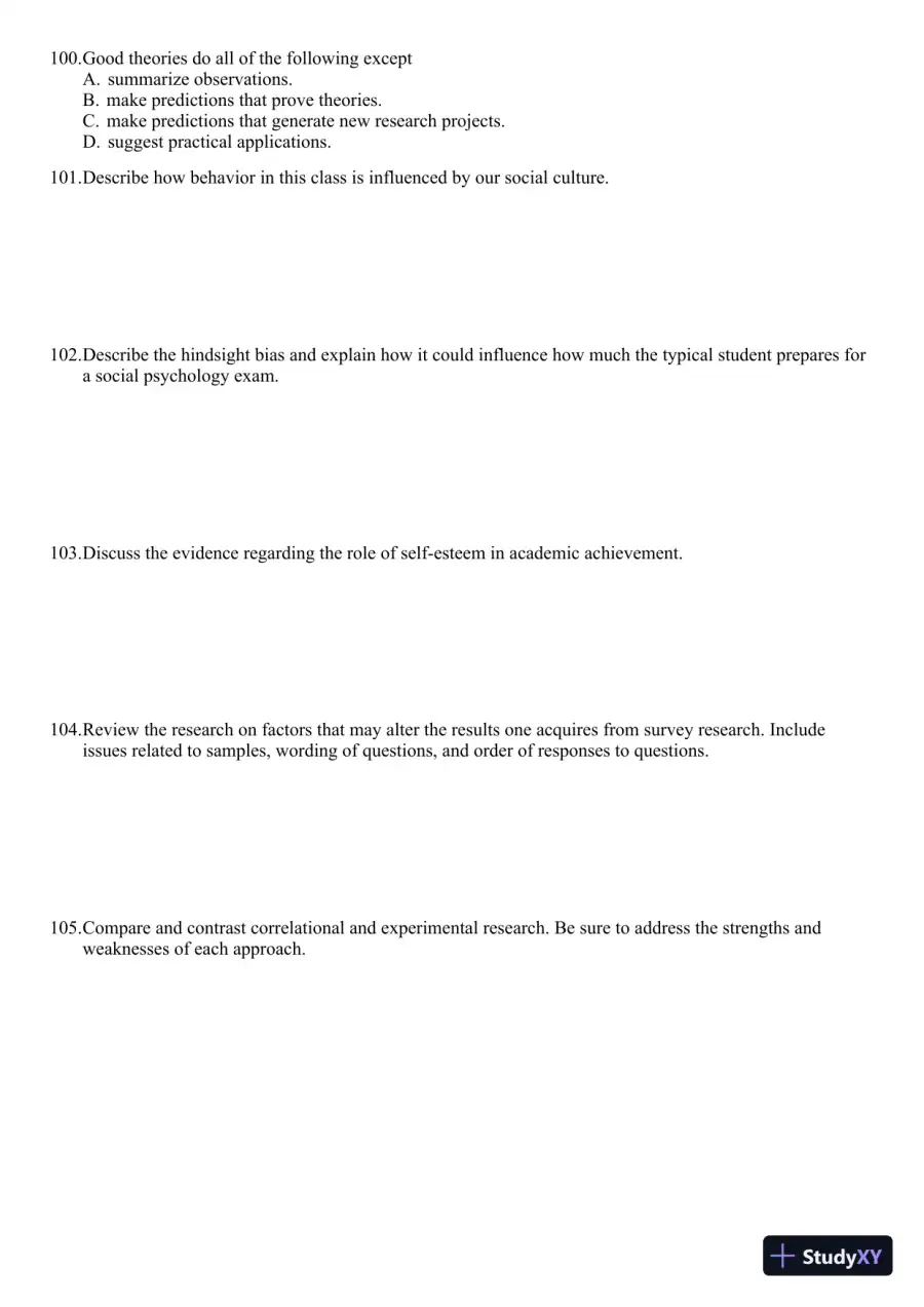 Test Bank For Social Psychology, 11th Edition, page 14